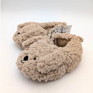 Harper Canyon Puppy Faux Shearling Fluff Slippers Kids Tan Size US4/5